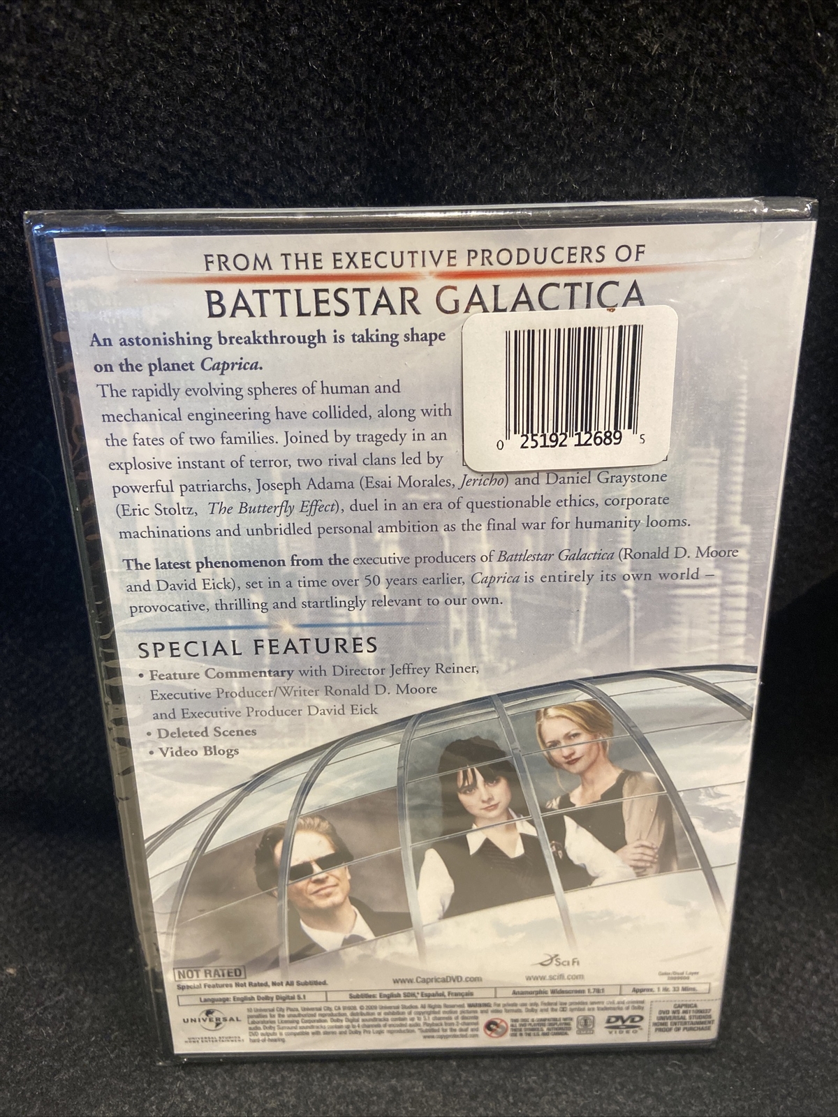 Caprica The Pilot DVD Eric Stoltz NEW Promo Sealed