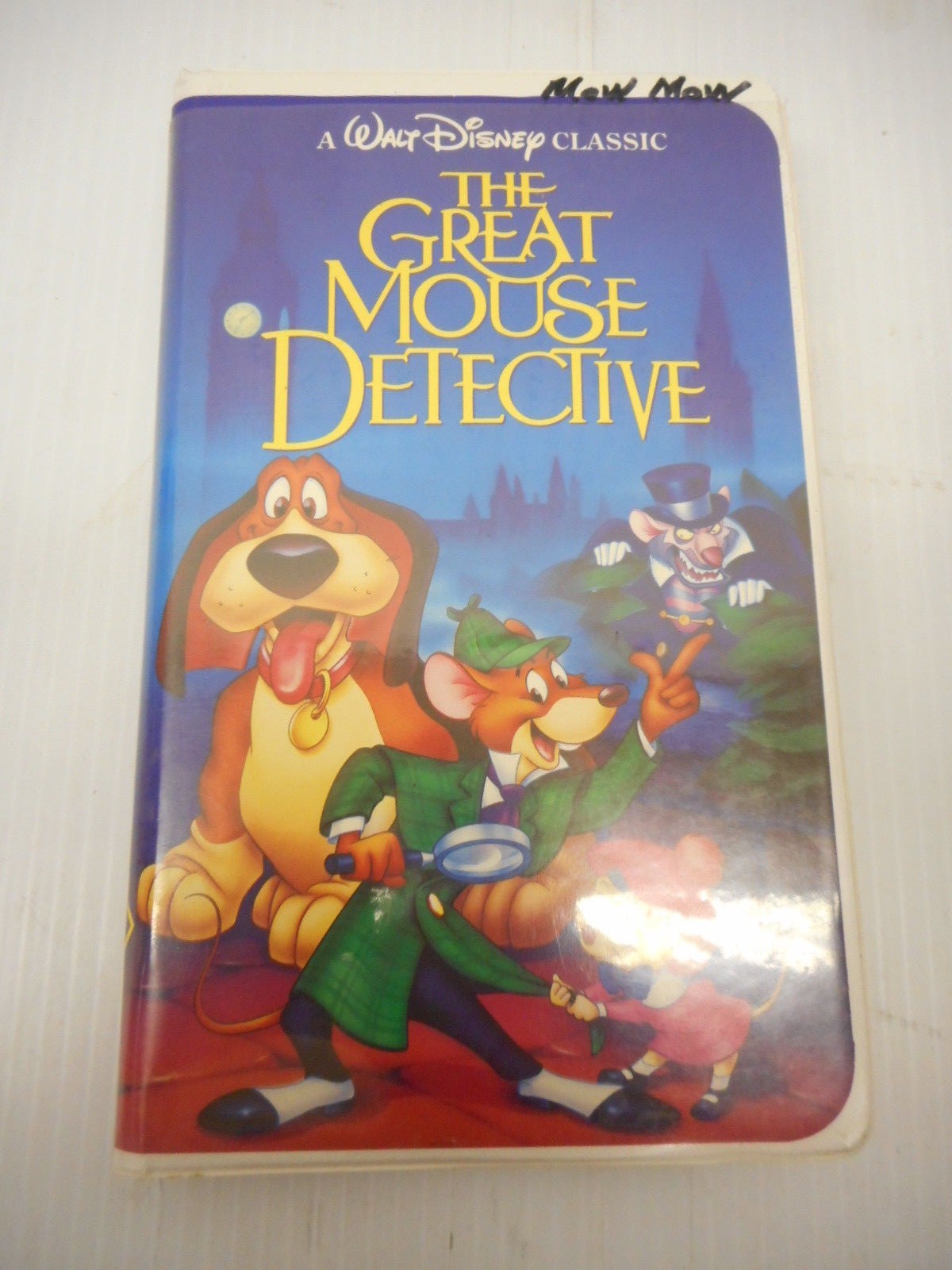 Walt Disney Black Diamond Classic The Great Mouse Detective VHS 74 Minutes