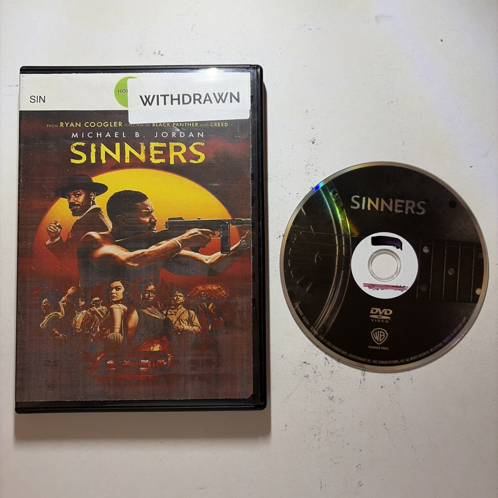 Sinners (DVD) 2025