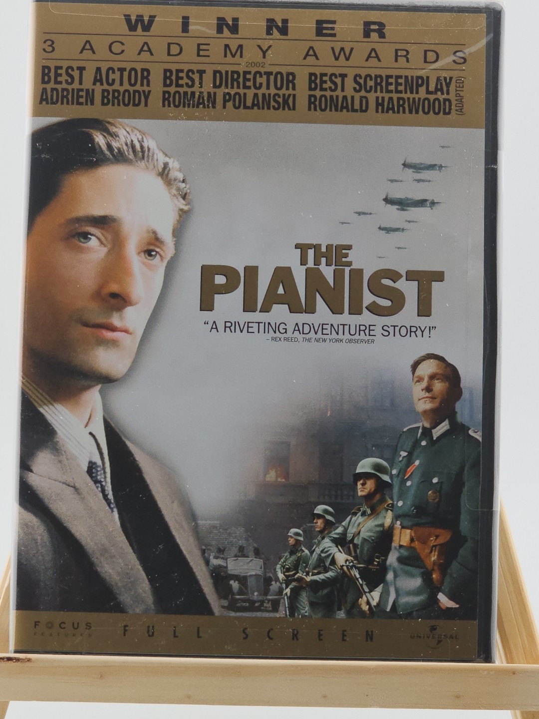 The Pianist (DVD, 2002, Widescreen, Adrien Brody) Brand New Sealed