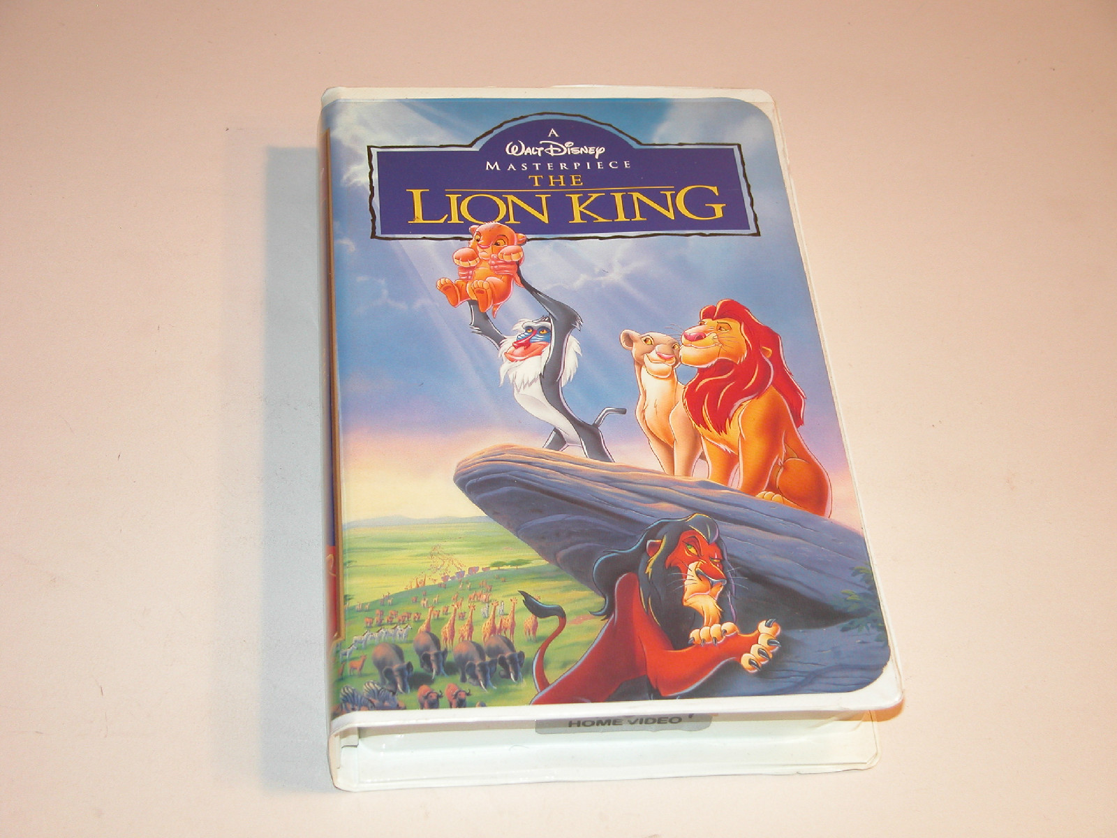 THE LION KING 1995 CLAMSHELL VHS 2977 WALT DISNEY MASTERPIECE HOME USE LIKE NEW