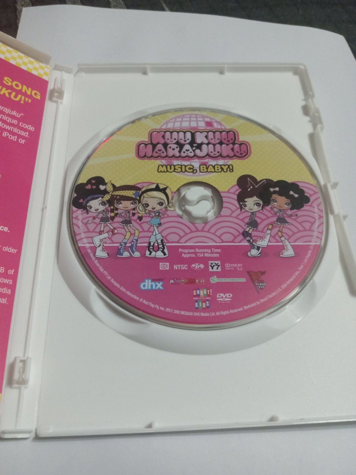 KUU KUU HARA JUKU MUSIC, BABY! (DVD) – GIRLS – CARTOON – CO-CREATED GWEN STEFANI