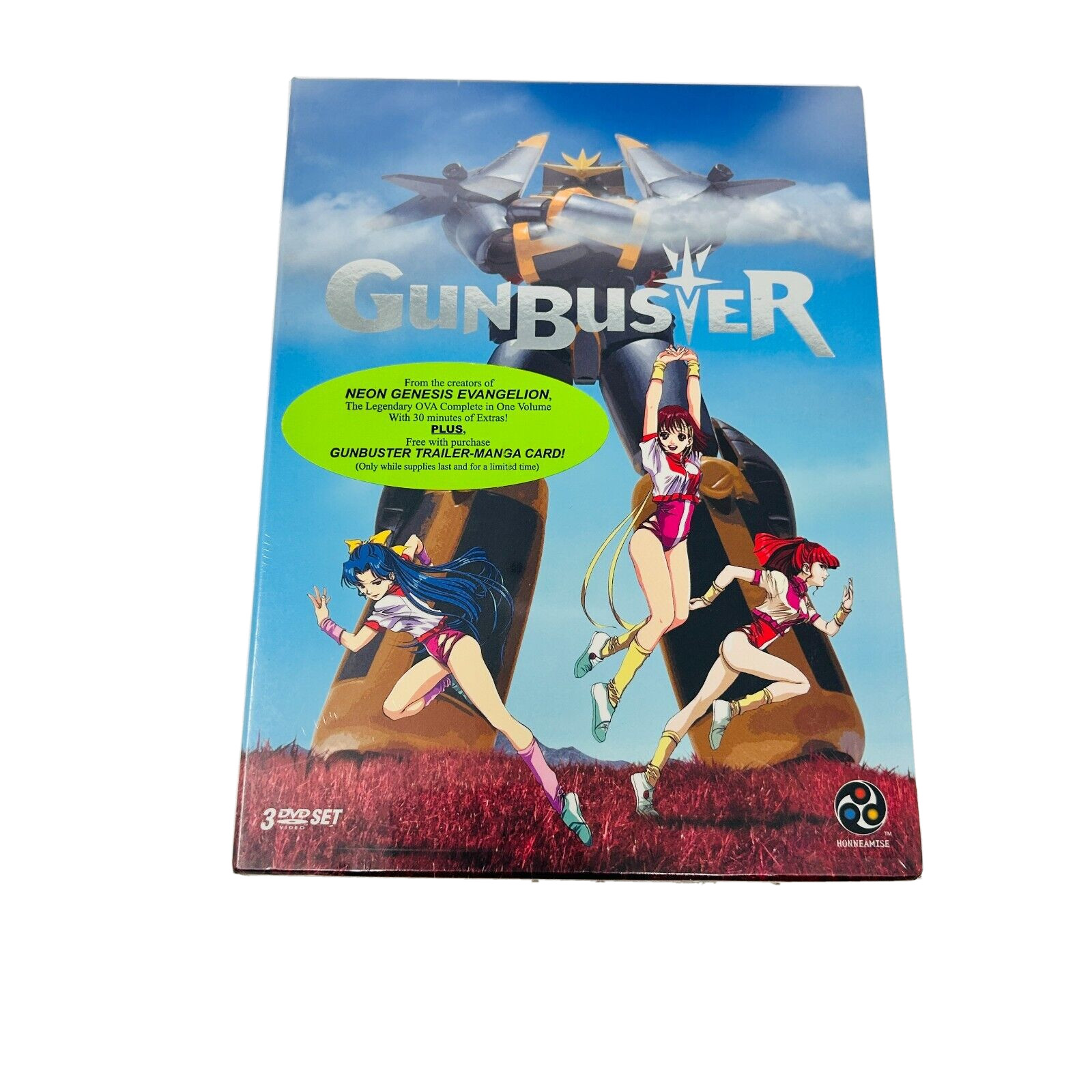 Gunbuster OVA The Complete Series (3 DVD Set) USA Ed. Rare Anime Bandai Visual