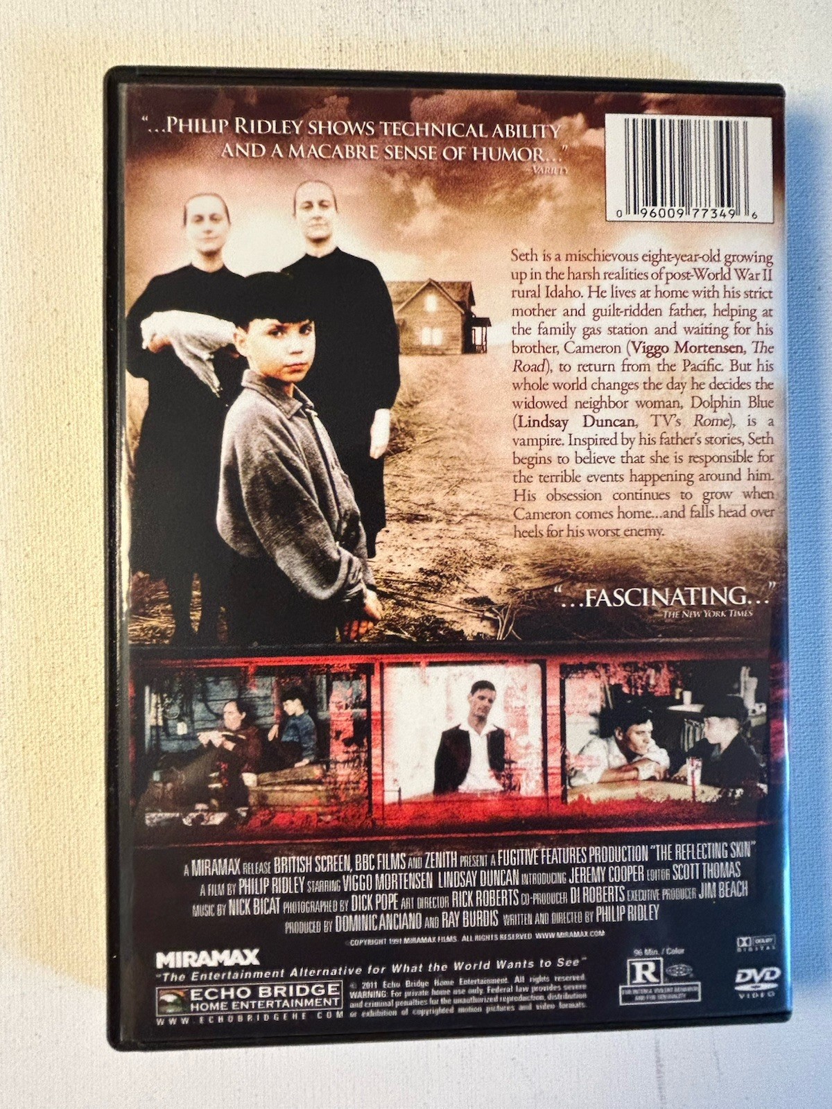 The Reflecting Skin DVD 1991 Viggo Mortensen Horror