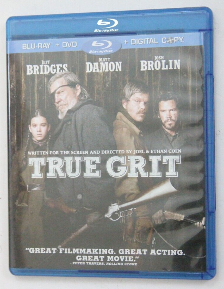 True Grit – Paramount Pictures – Blu-ray DVD By Joel Coen Ethan Coen 2010 BB916