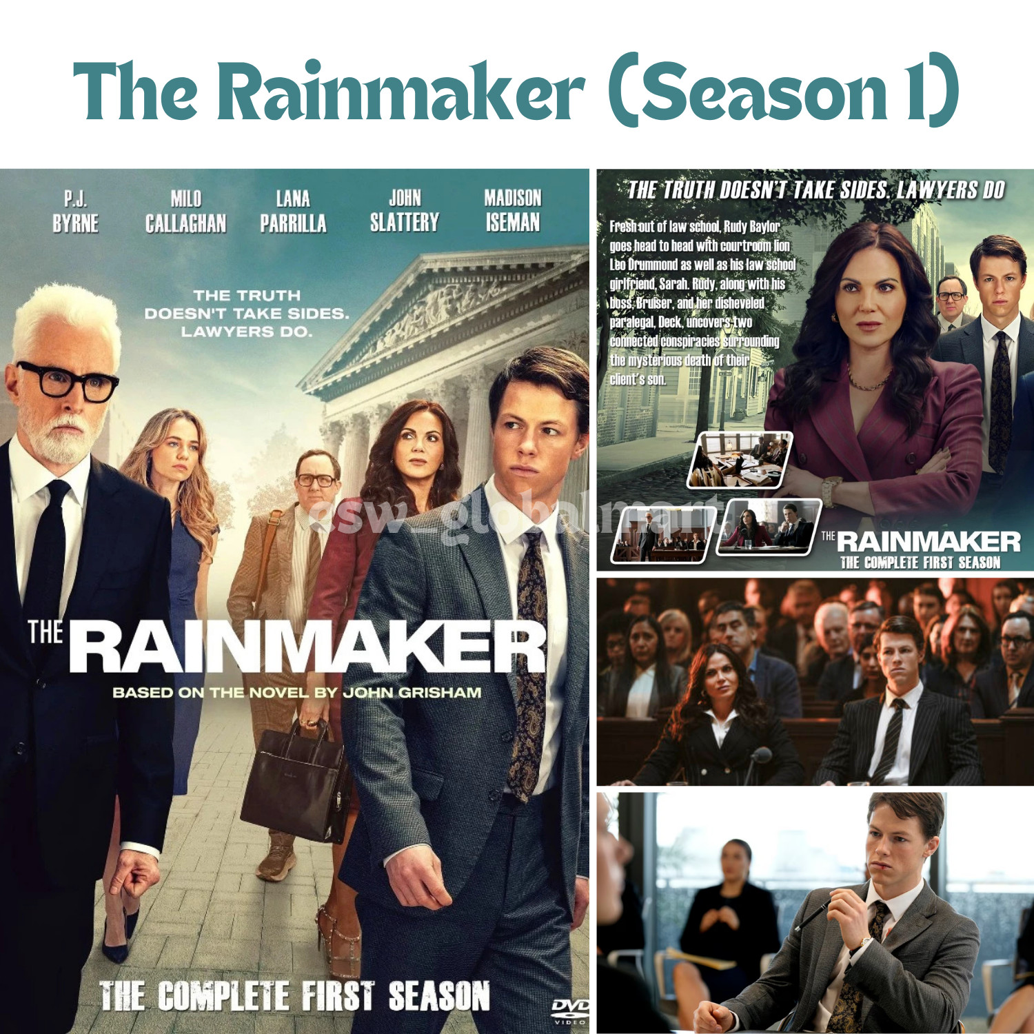 The Rainmaker (Season 1) | Custom DVD | Legal Crime Thriller TV Series 2025