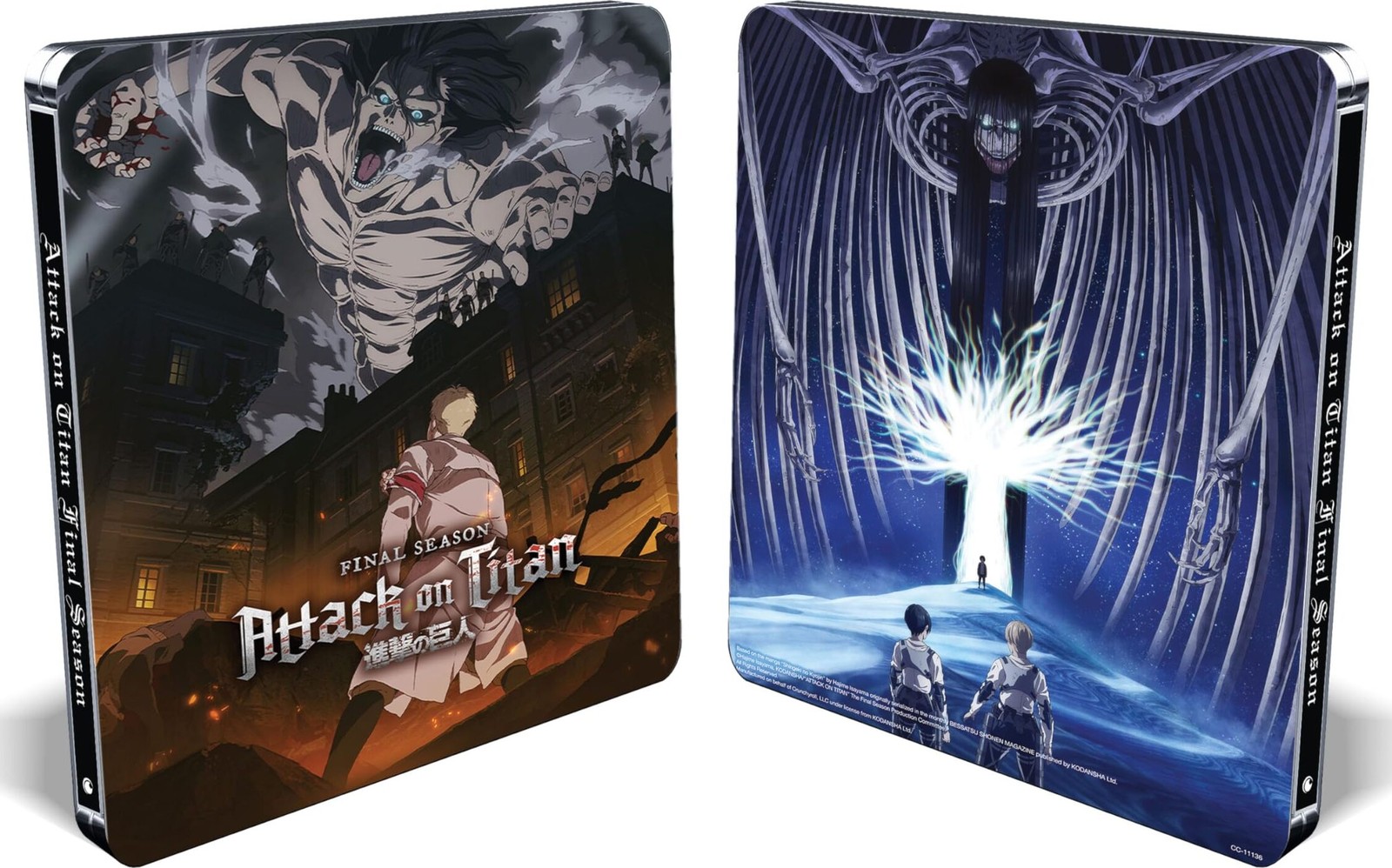 Steelbook Attack on Titan – Complete Final Season (Blu-ray) NEW