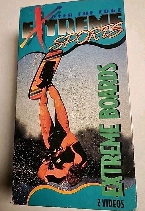 Over The Edge Extreme Sports Extreme Boards Waterboard VHS 2 Tape Box Set Retro