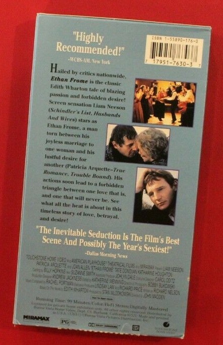 Ethan Frome (VHS 1993)