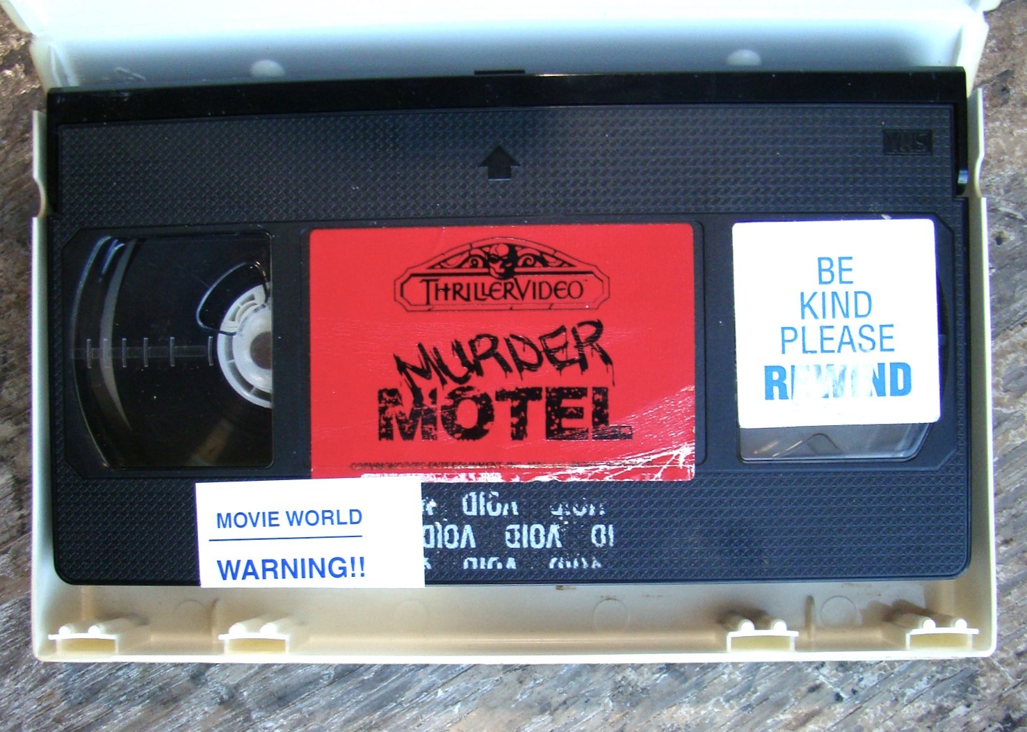 Murder Motel ~1986 VHS~ Robyn Millan Derek Francis B Movie Cult Classic 🔪📼