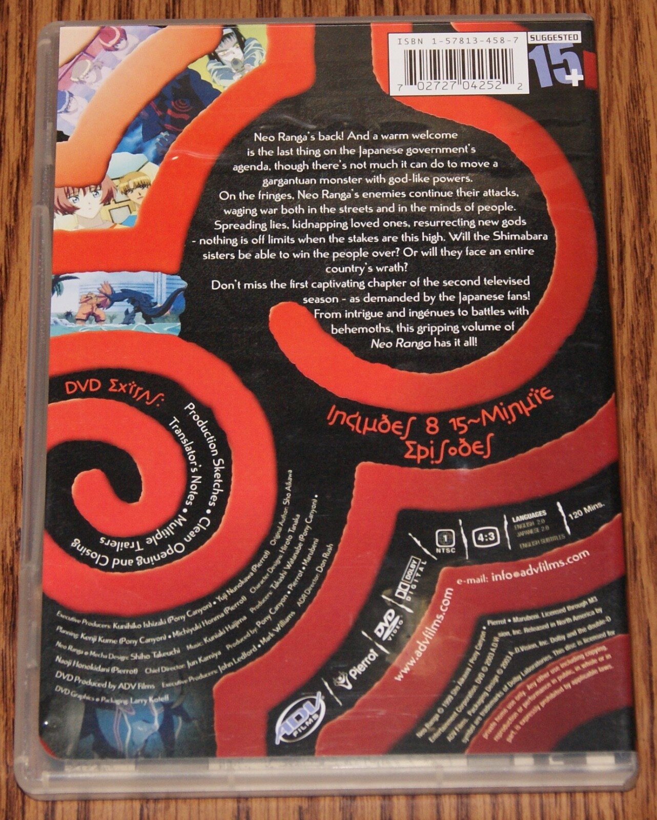 Neo Ranga – Vol. 4: A Nation Apart (DVD, 2003) Animation DVD Like New