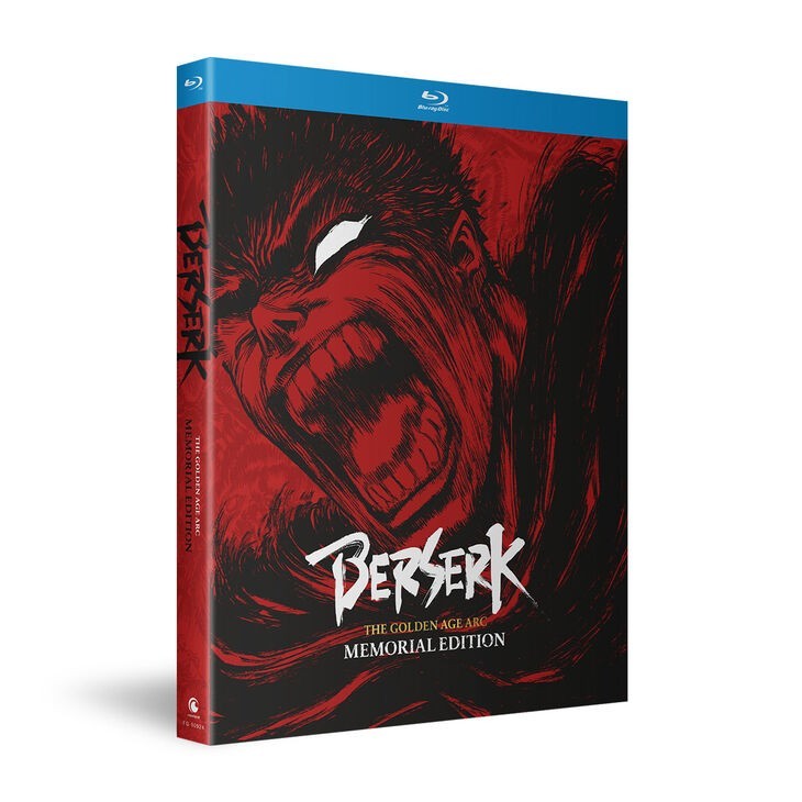 Berserk: The Golden Age Arc – Memorial Edition New Blu-ray Eng Dub Slipcover