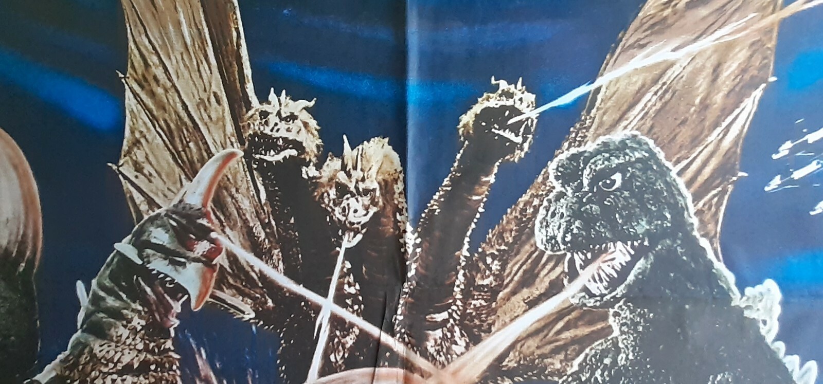 Godzilla vs. Gigan ORIGINAL Spain ’80 POSTER Jun Fukuda Monster Island Sci-Fi