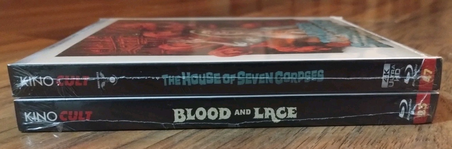 The House Of Seven Corpses/Blood And Lace/Kino Cult/4K/Blu Ray/Horror/Slasher!!