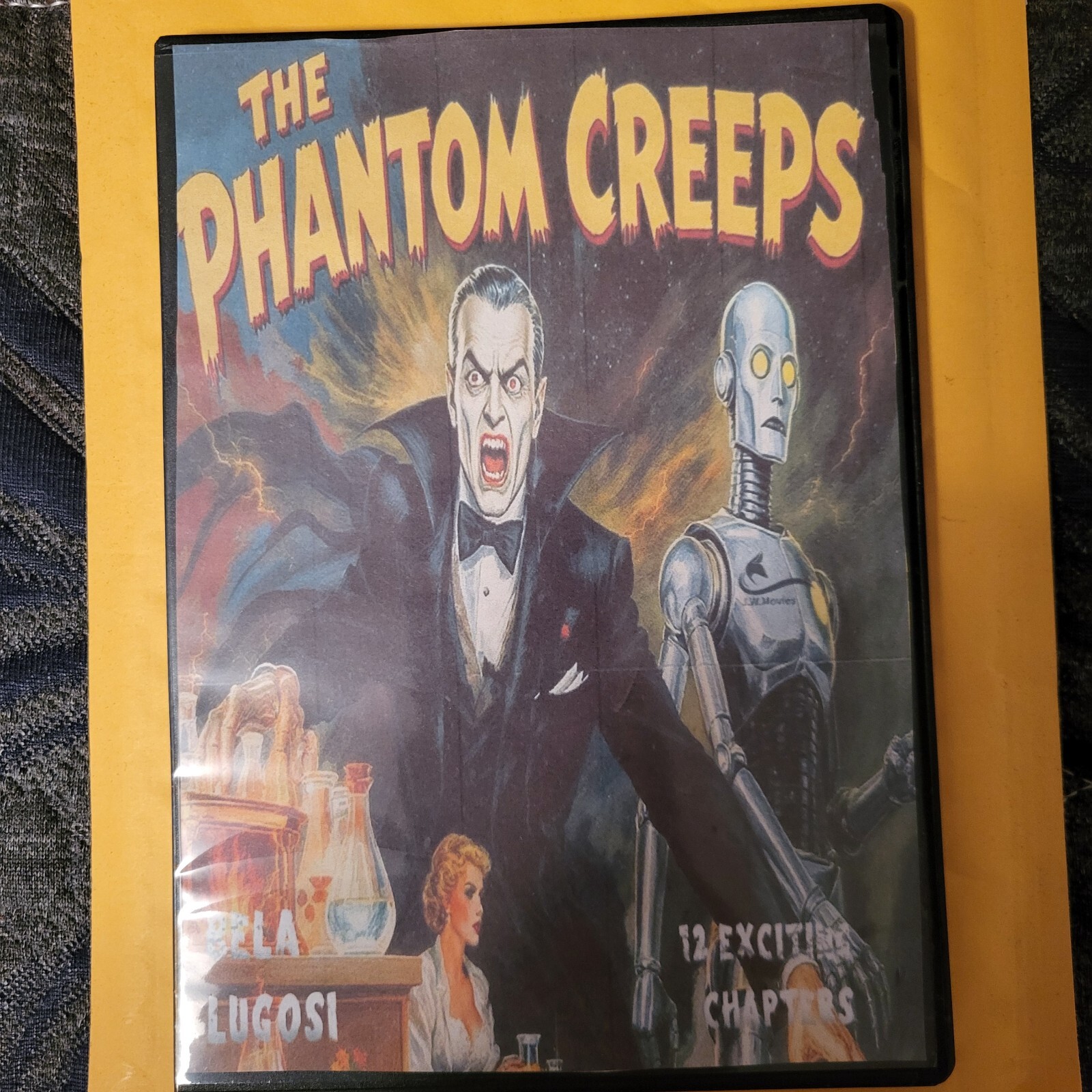 The Phantom Creeps(1939) Bela Lugosi Vintage Serial Colorized Mini Prod Video!!