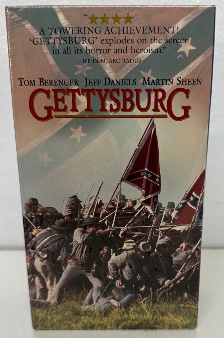 SEALED Gettysburg 2 VHS Set 1993 Martin Sheen Jeff Daniels Sam Elliot