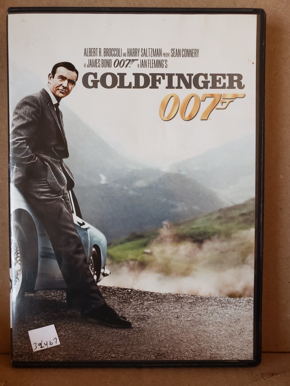 Goldfinger (DVD, 1964) disc only & art #32467 — case is extra