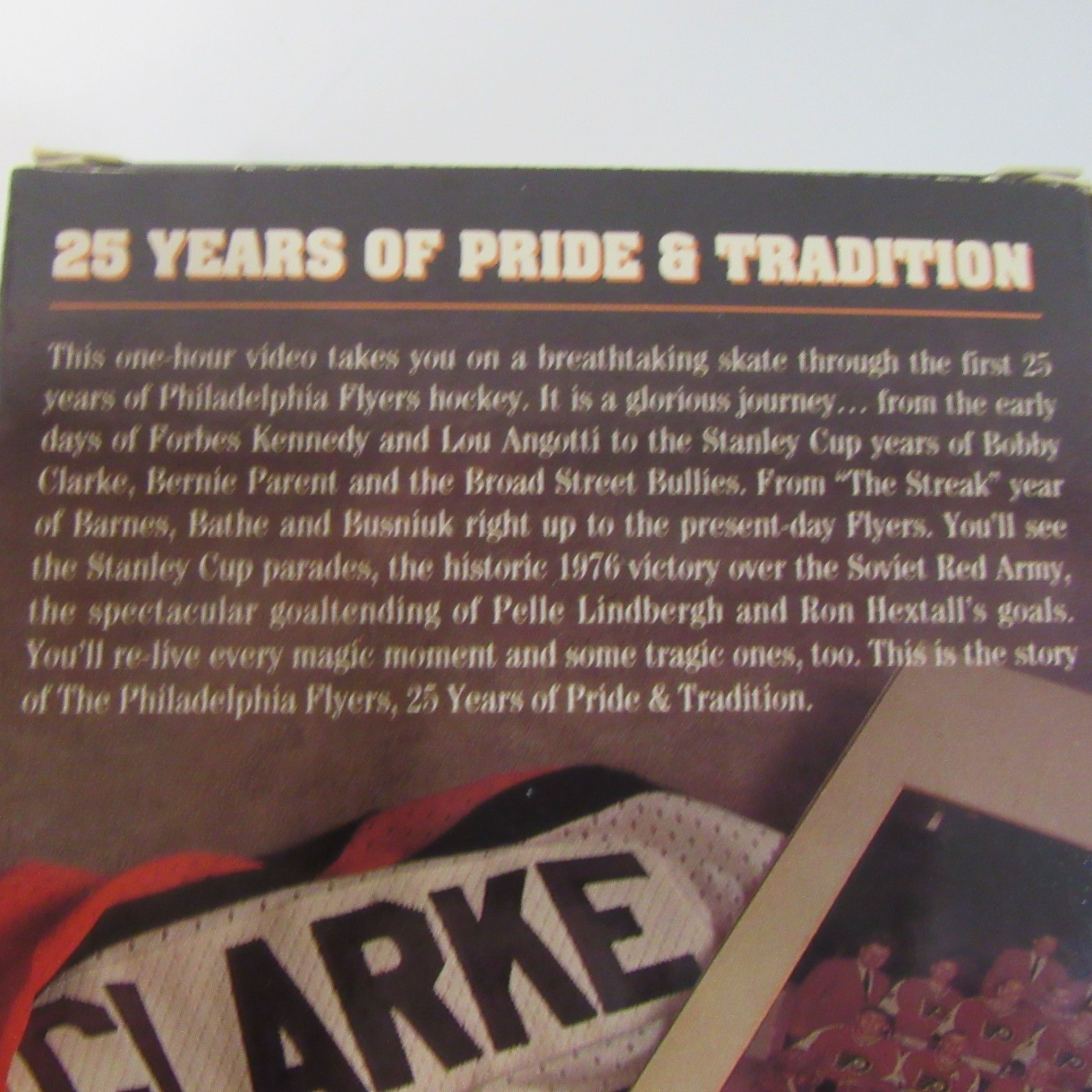NHL Video – Philadelphia Flyers 25 Years of Pride & Tradition – 1991 VHS 60 Min