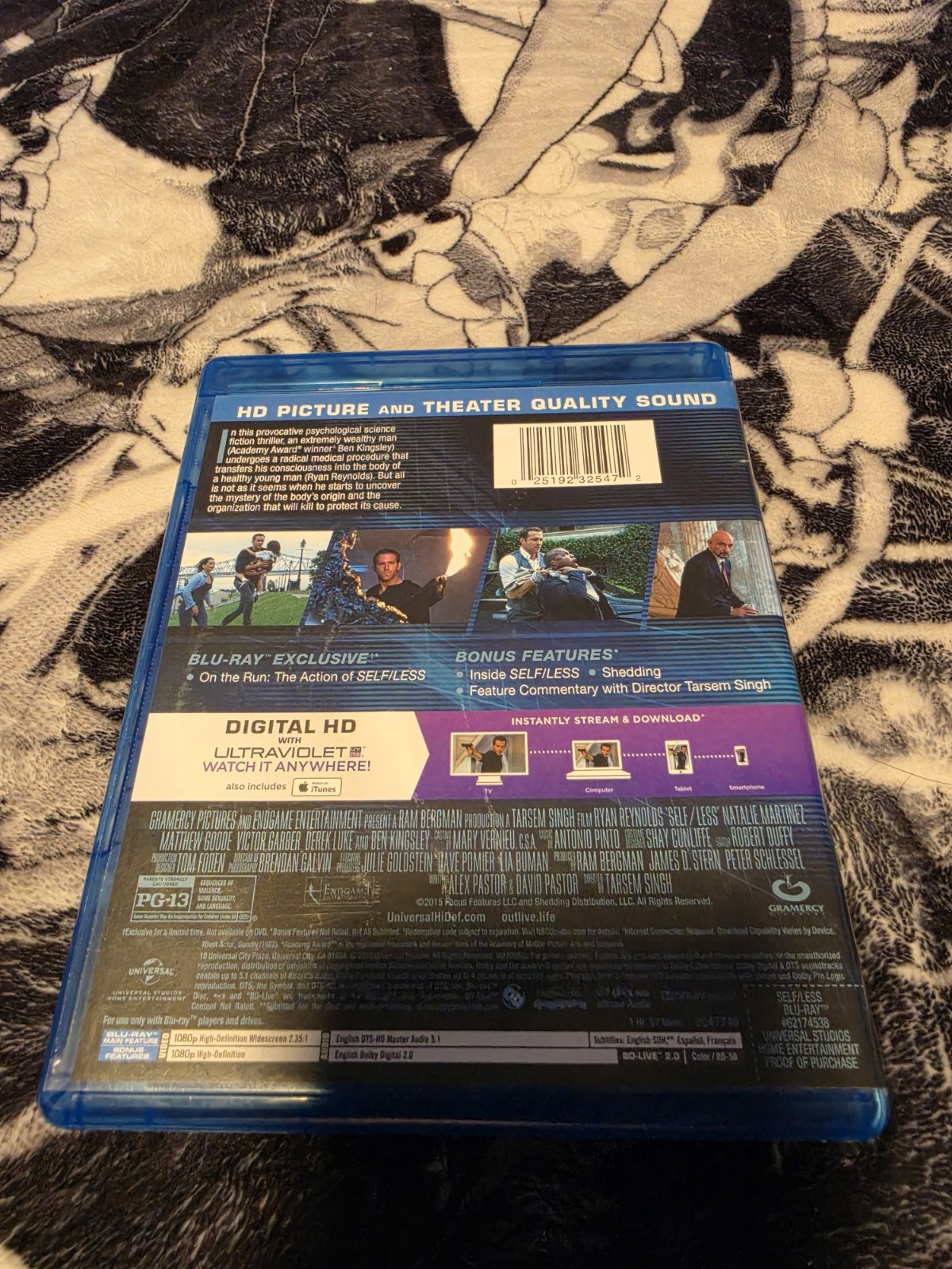 Self/Less (Blu-ray, 2015)