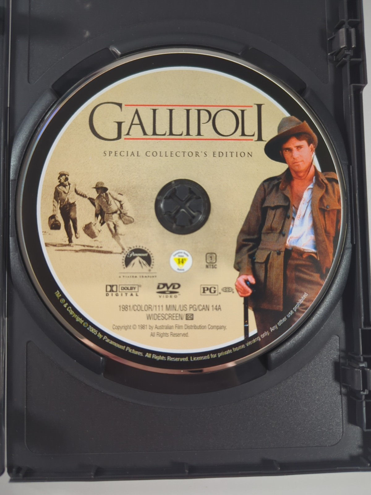 Gallipoli DVD Mel Gibson Peter Weir WWI War Movie Special Edition – Very Good
