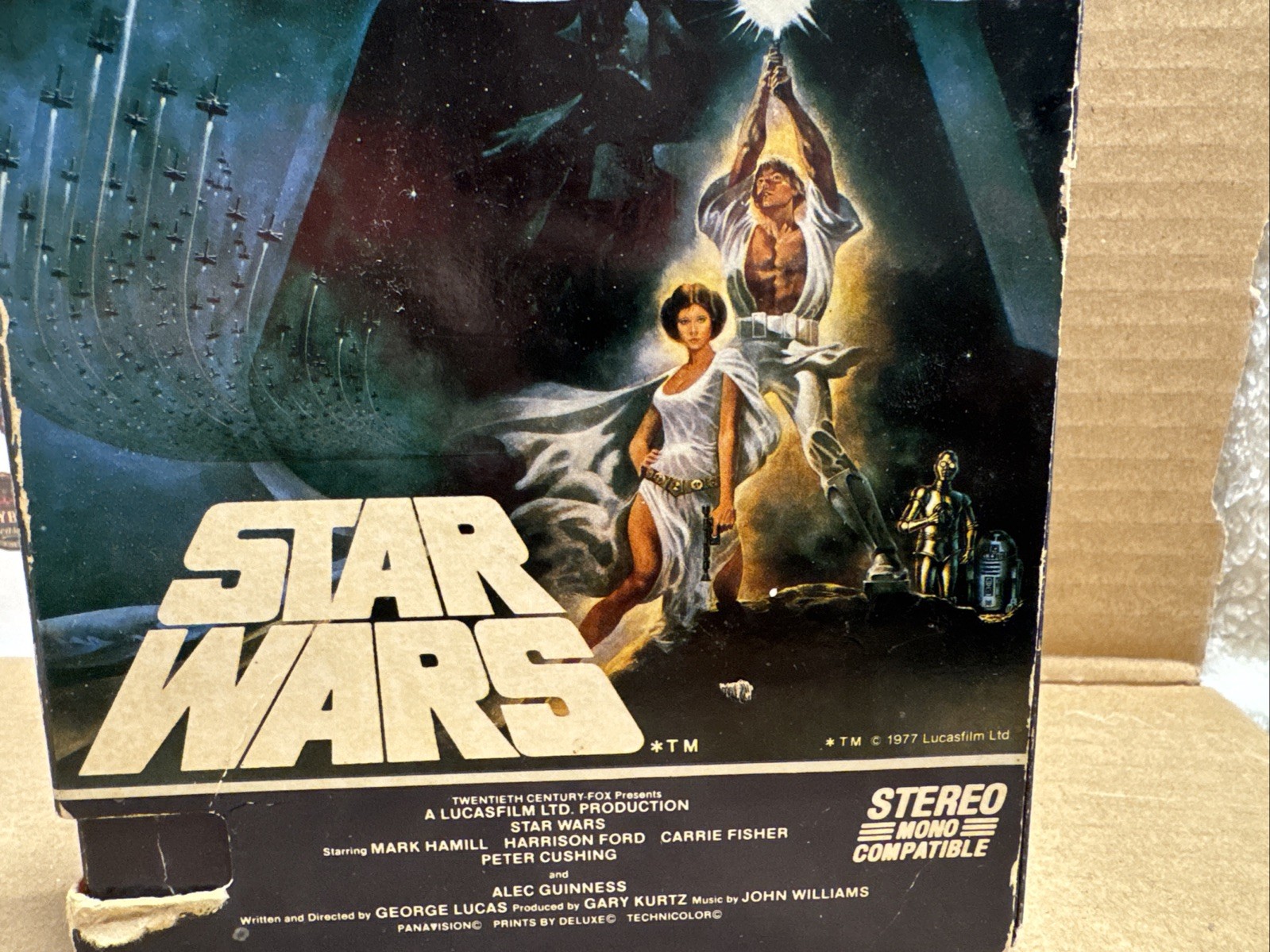 VINTAGE 1982 Star Wars VHS “Big Box” Version Clean With Original Box RARE