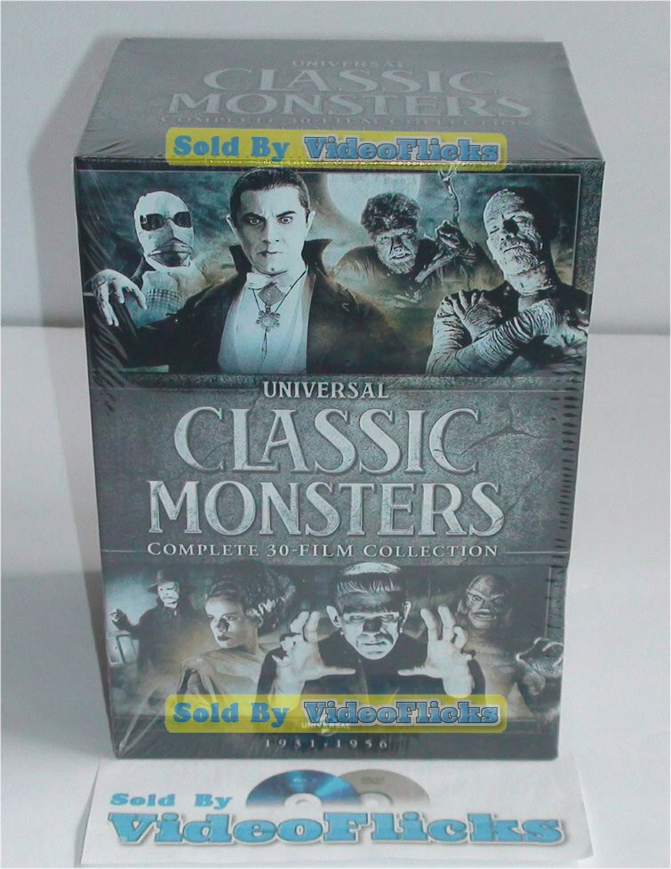 Brand New Universal Classic Monsters Complete 30-Film Collection DVD Box Set