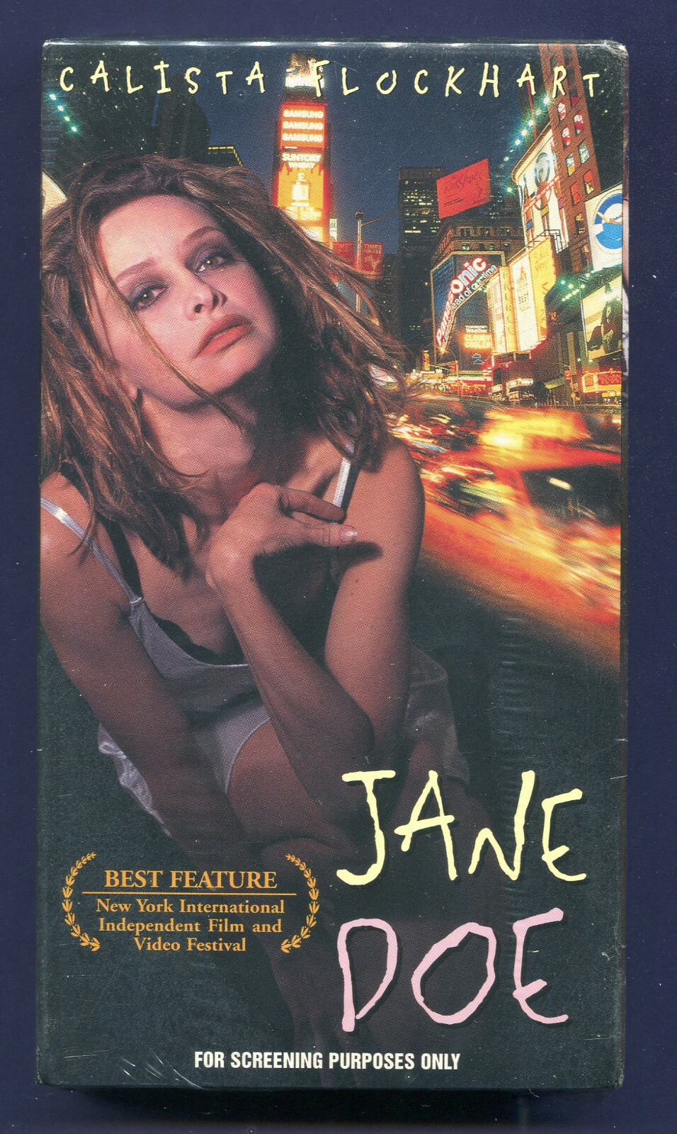 Jane Doe Ally McBeal Calista Flockhart VHS 1999 A-Pix Promo Screener New Sealed