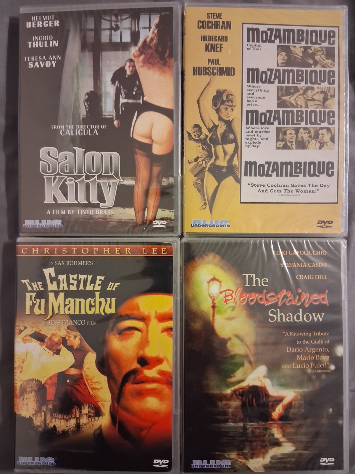 Salon Kitty and 3 Other Blue Underground Films – Brand New DVDs