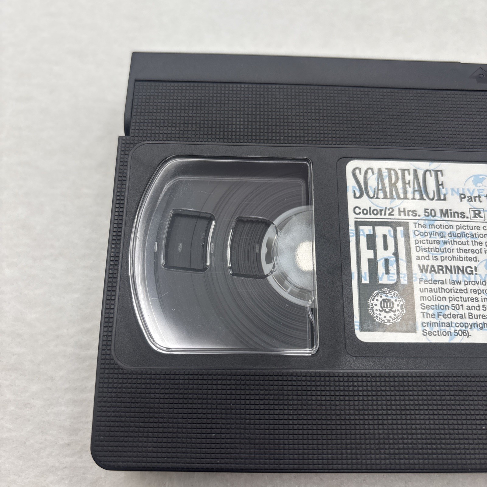 Scarface – VHS – 1990 – 2 Tape Set – Al Pacino – Brian De Palma – Tested Working