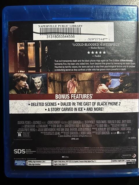 Black Phone 2 Collector’s Edition [Blu-ray] – USED FORMER LIBRARY COPY