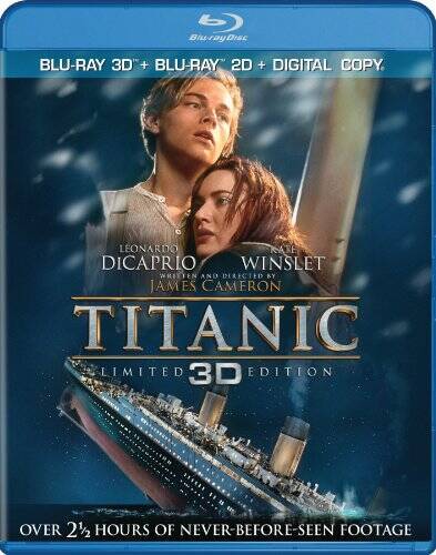 Titanic (Four-Disc Combo: Blu-ray 3D / Blu-ray / Digital Copy) – Blu-ray – GOOD