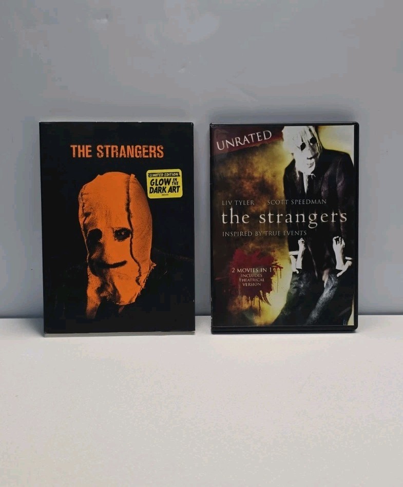 Lot of 2 DVD with Glow In The Dark Slipcover The Strangers Last House on Left