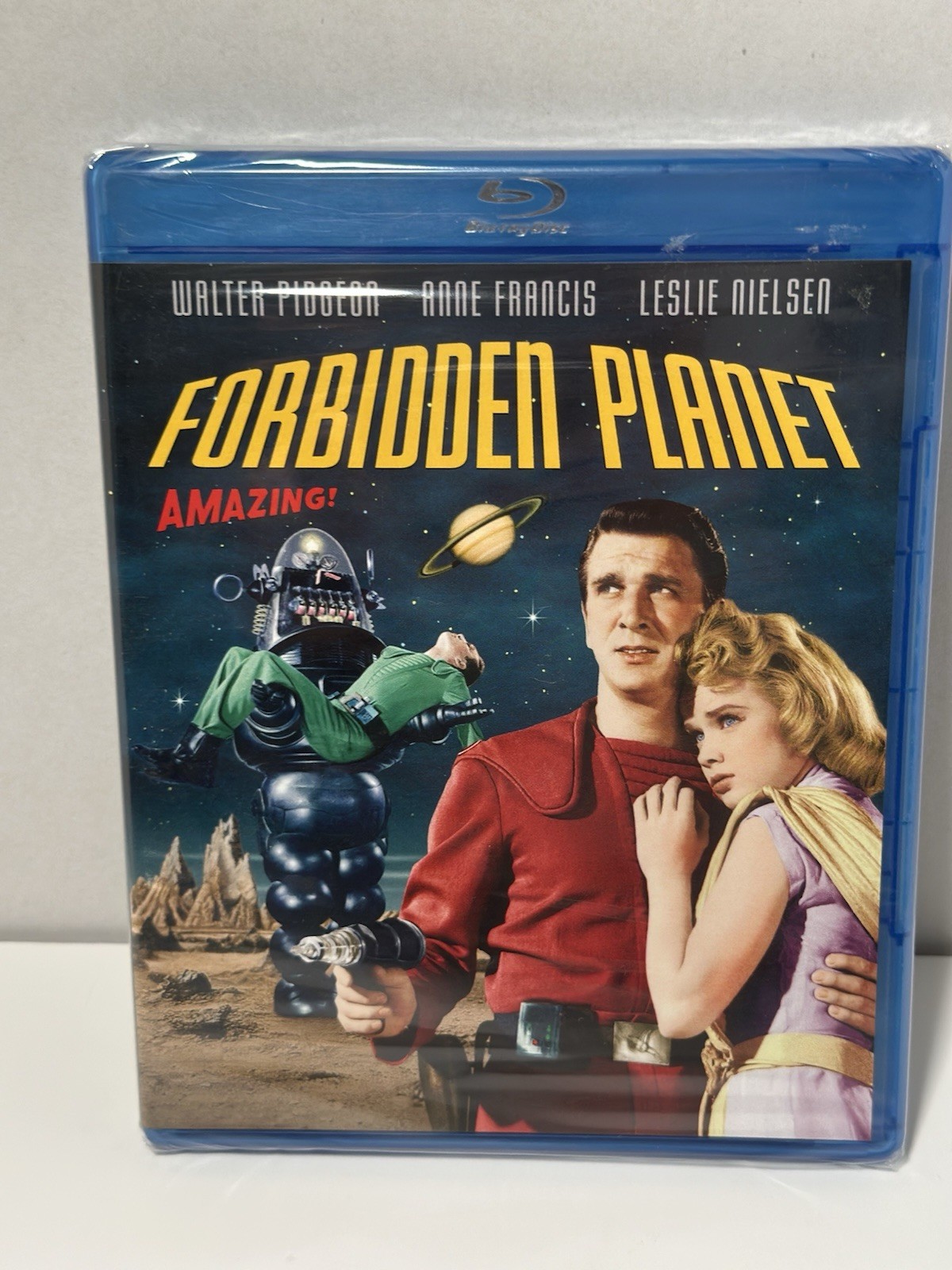 Forbidden Planet Blu-ray 1956 Sci-Fi Classic New Sealed Leslie Nielsen