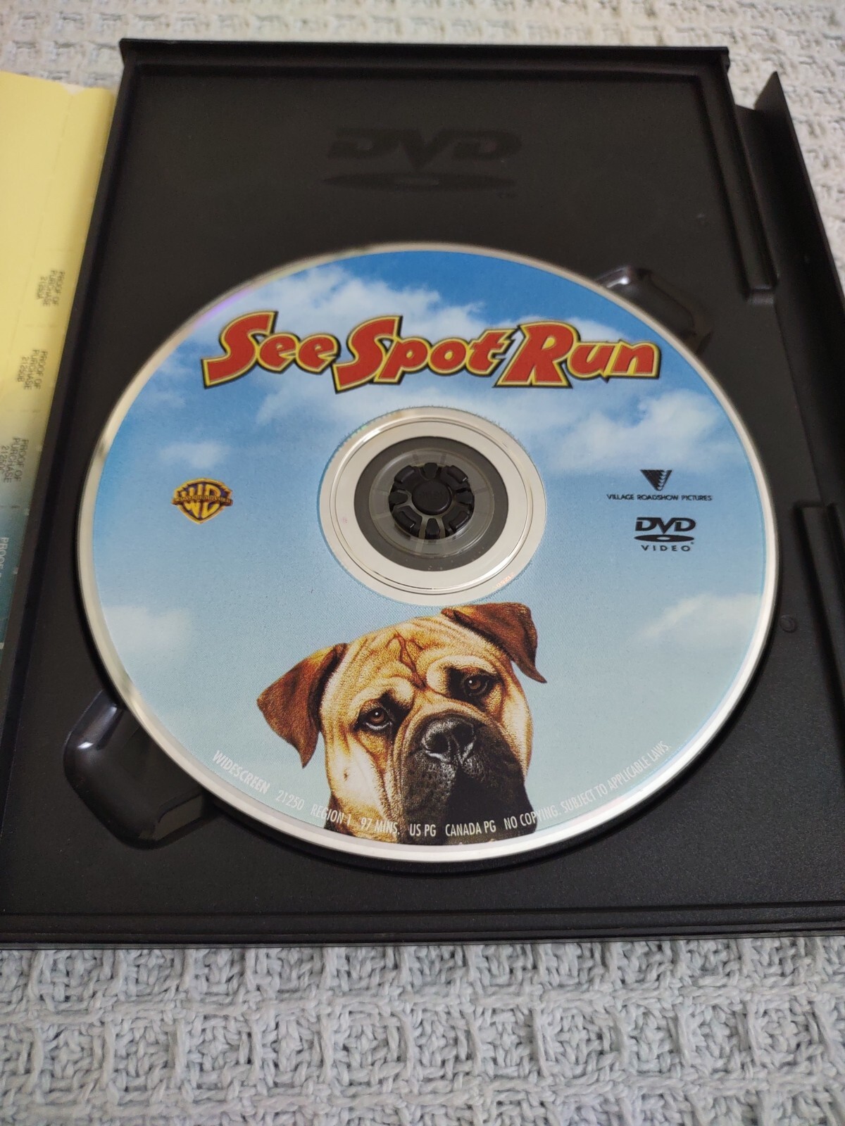 David Arquette And Michael Clarke Duncan DVD: See Spot Run. Tested