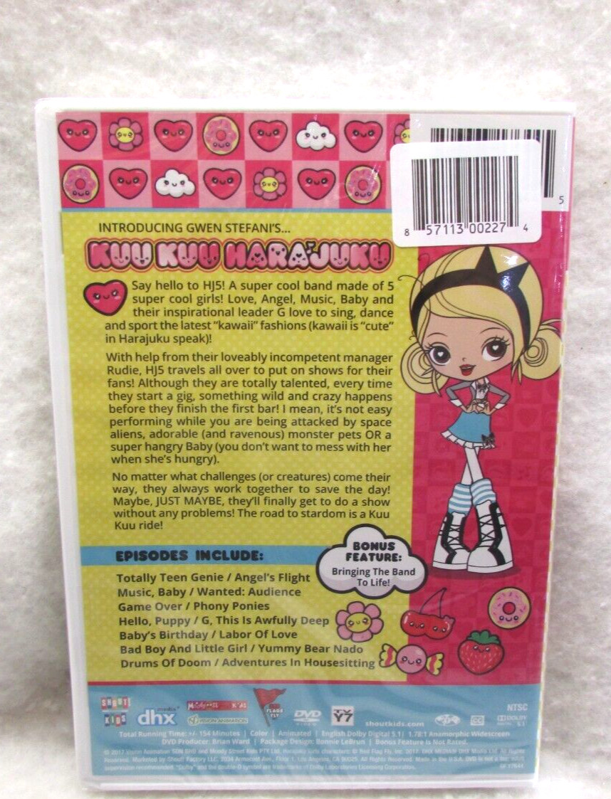 Hamlet & Hutch, Glee Encore, Kuu Kuu Harajuku Gwen Stefani DVDs Lot of 3 W71