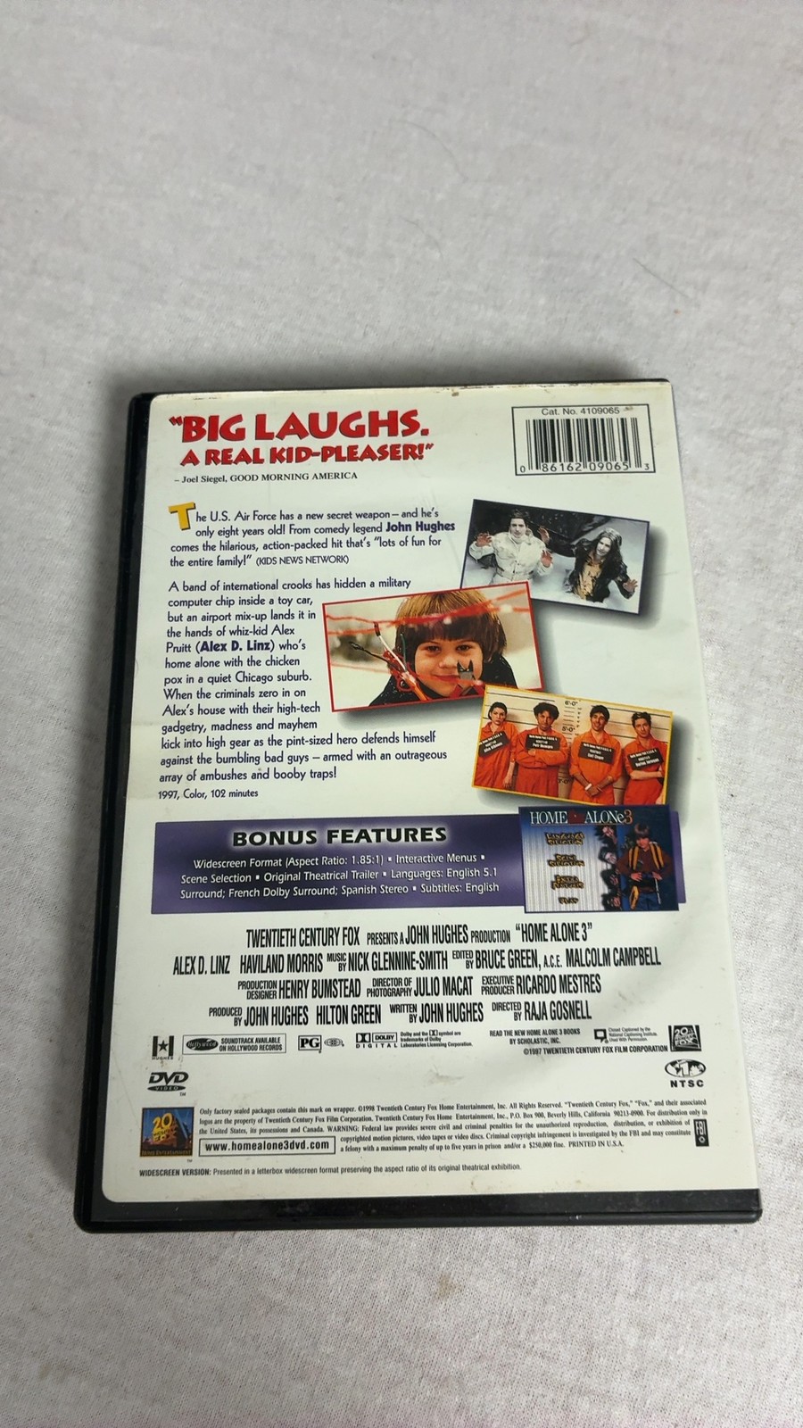 Home Alone 3 DVD Raja Gosnell Alex D. Linz **Save up to 45%**