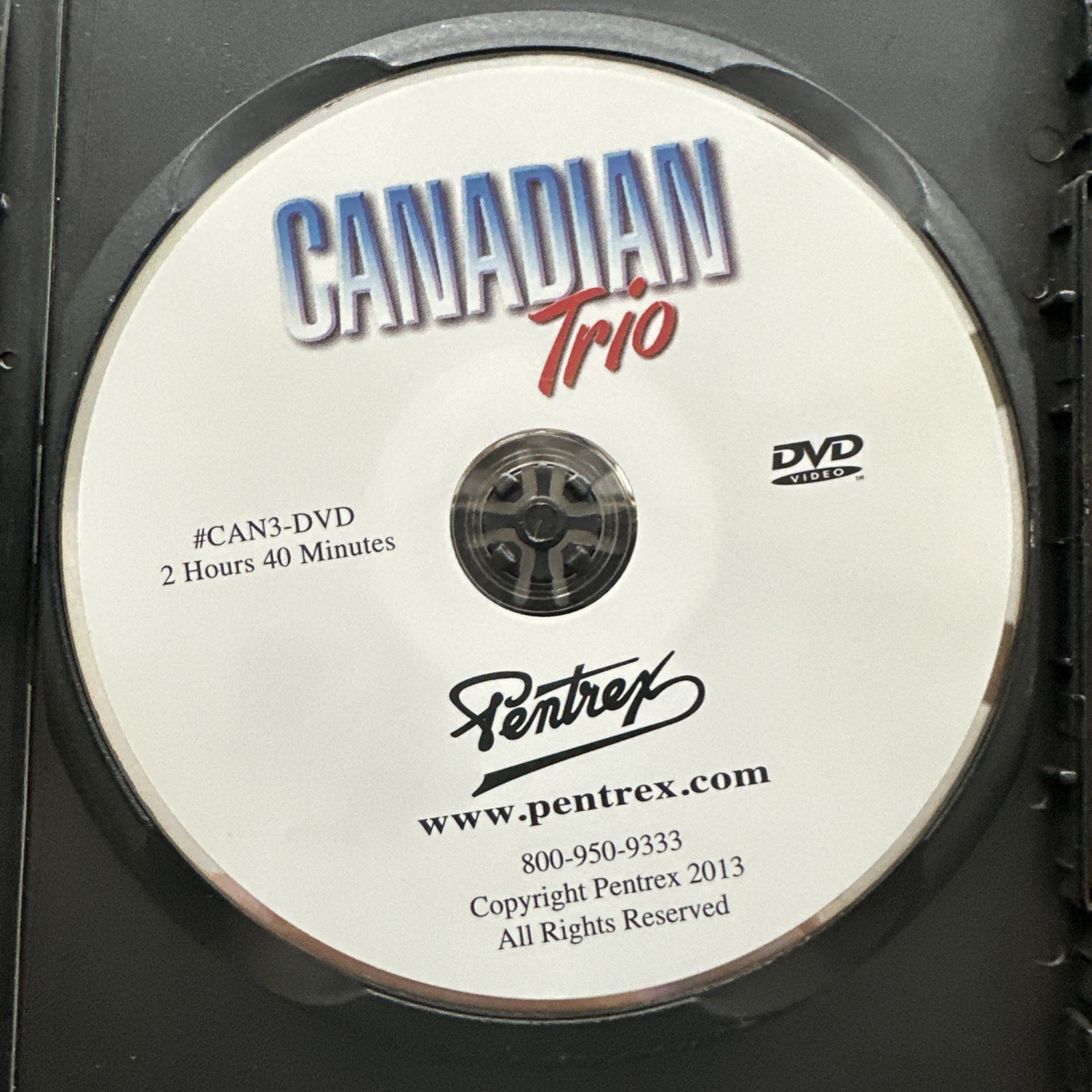 Pentrex Canadian Trio DVD 3 Shows On 1 Disc