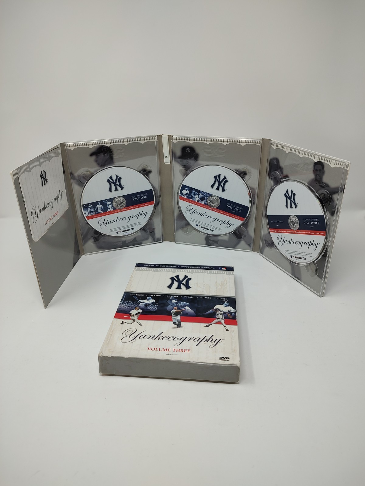 New York Yankees Essential Games Yankee Stadium 6 DVD Set Sealed + Yankeeography