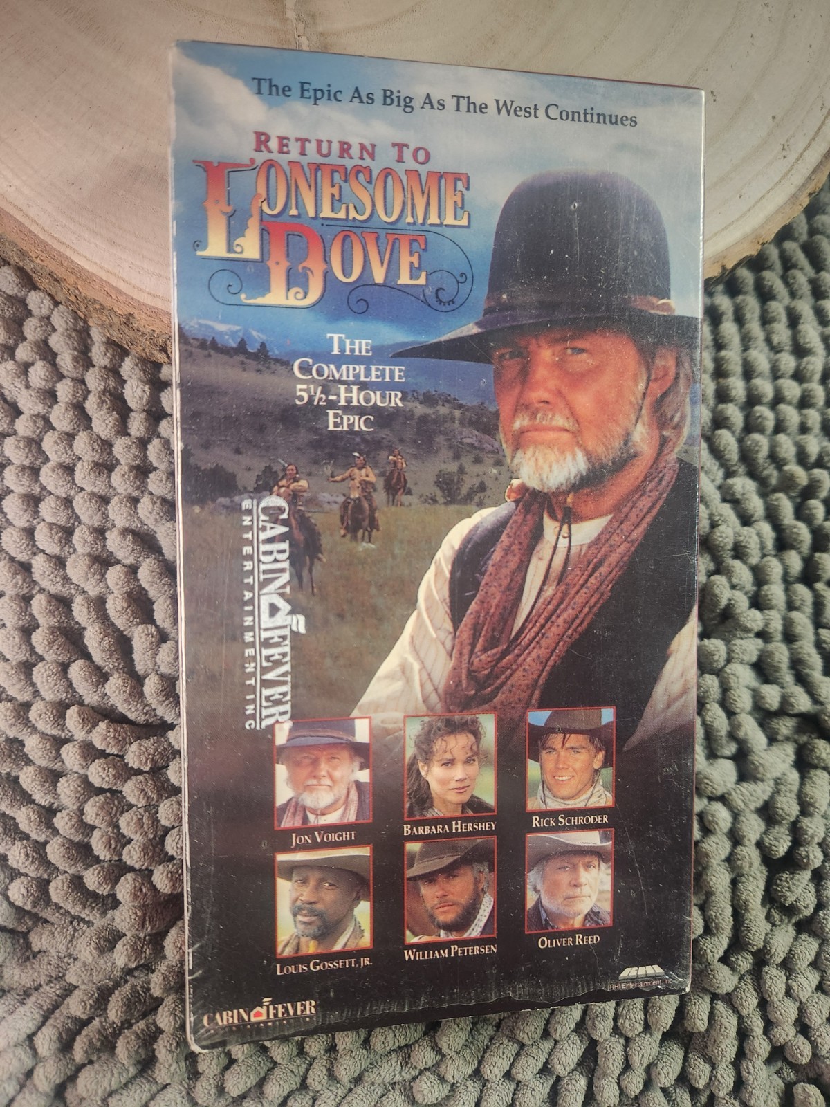 Return to Lonesome Dove (VHS, 1993) The Complete 5 1/2 Hour Epic~Vintage