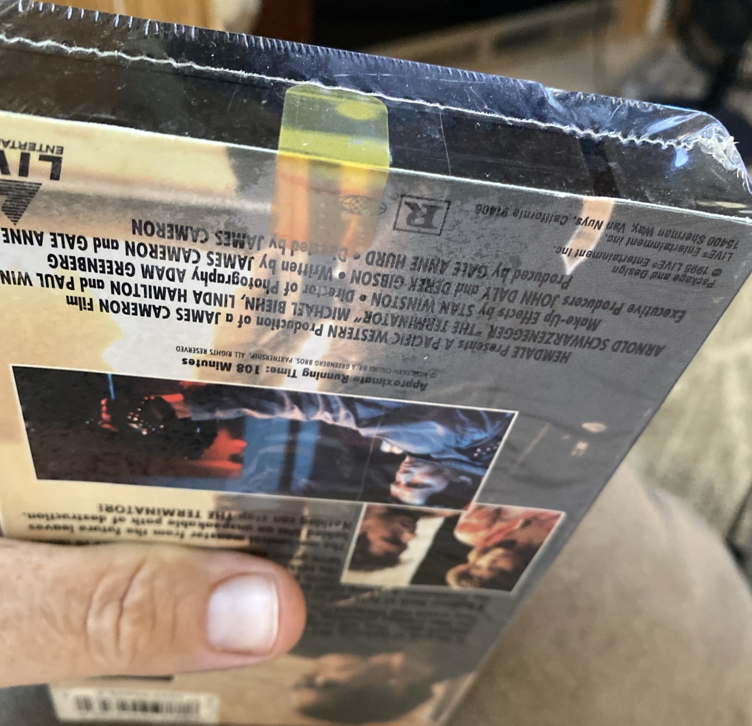 THE TERMINATOR VHS – NEW SEALED – SCHWARZENEGGER Horror Sci-Fi