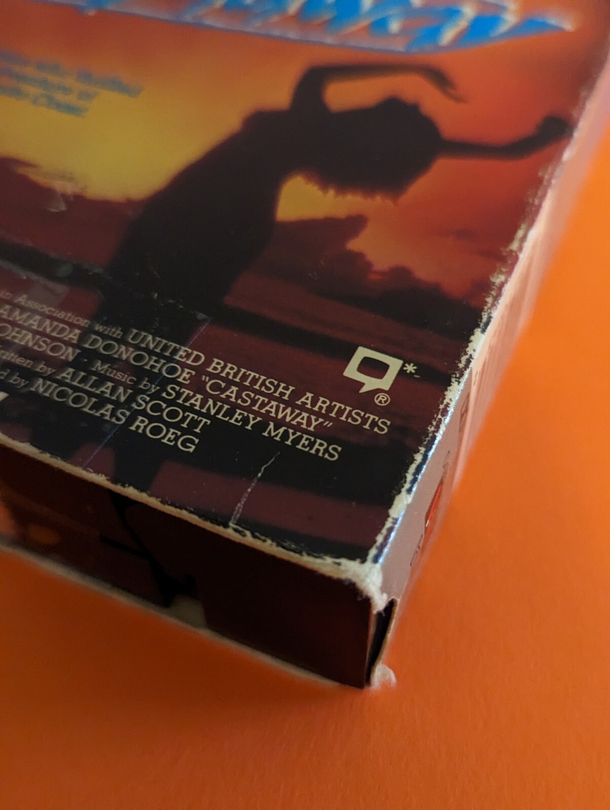 Castaway (1986 VHS) Nicolas Roeg Oliver Reed – Cannon Films – Kate Bush Song