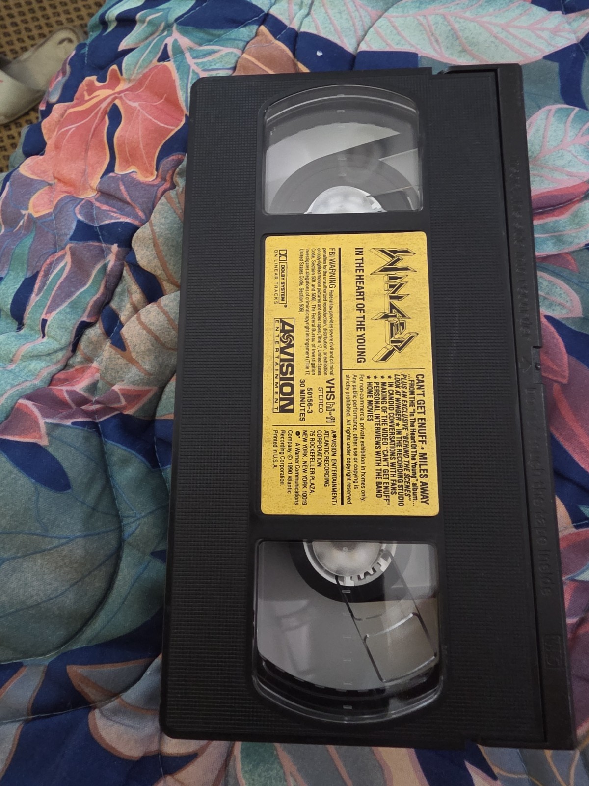 Winger – In the Heart of the Young (VHS, 1990)