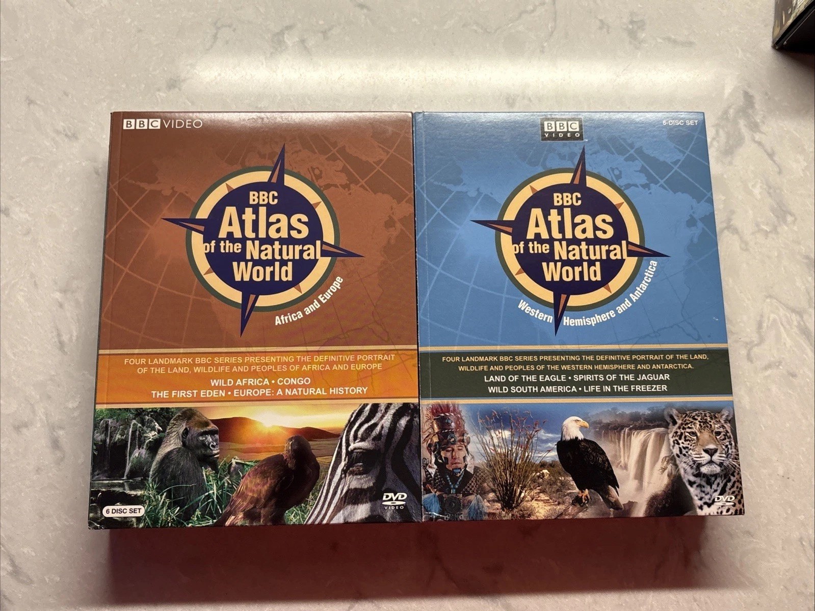 BBC Atlas of the Natural World – Western Hemisphere Antarctica/Africa 12 Disc
