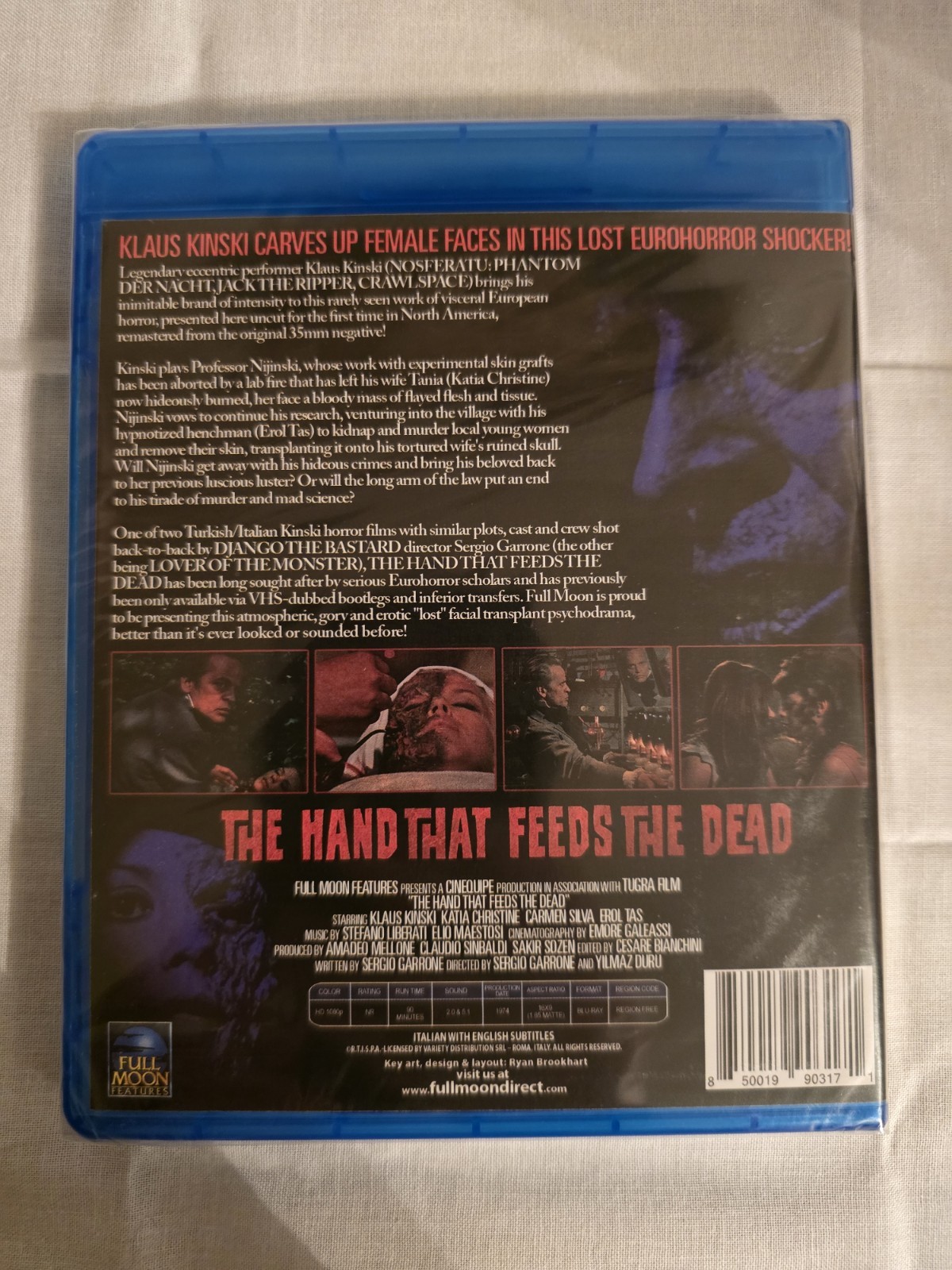 The Hand That Feeds the Dead (1974) (Full Moon Features) Blu-ray Brand New