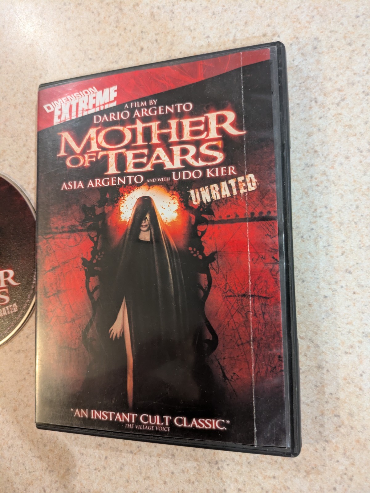 Mother of Tears Dario Argento DVD Cult Horror Gore Asia Argento OOP Rare Tested