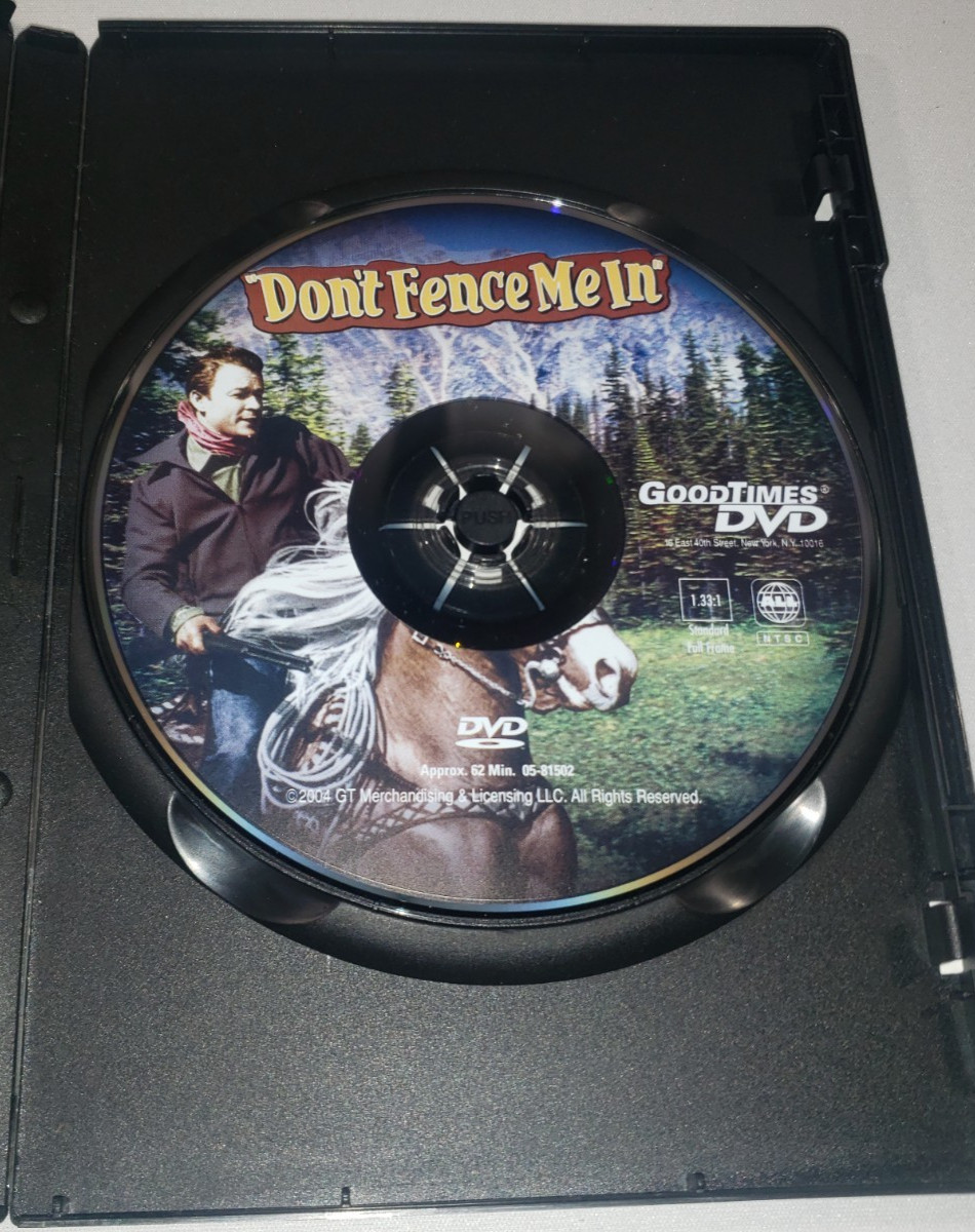 Don’t Fence Me in (2004 DVD, 1945 Film) Roy Rogers DALE EVANS Paul Harvey