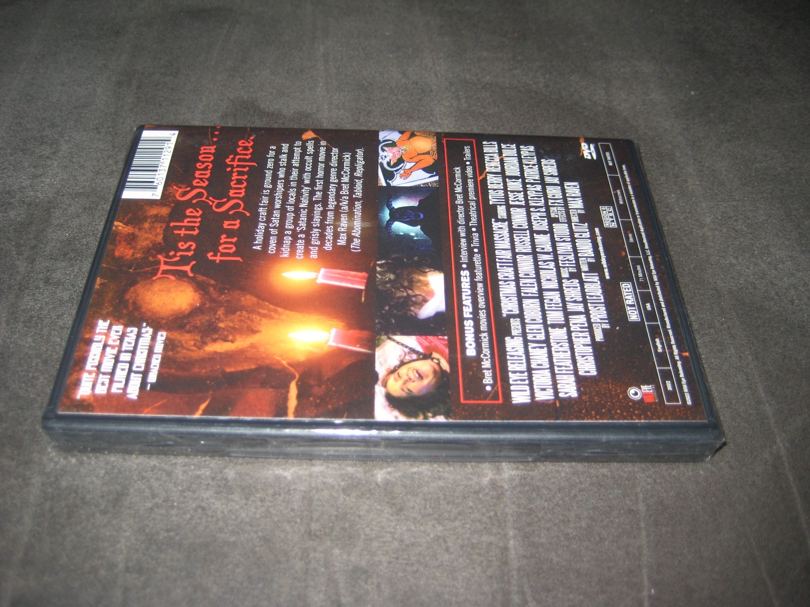 CHRISTMAS CRAFT FAIR MASSACRE (DVD 2022) BRAND NEW – NOT RATED – WIDESCREEN
