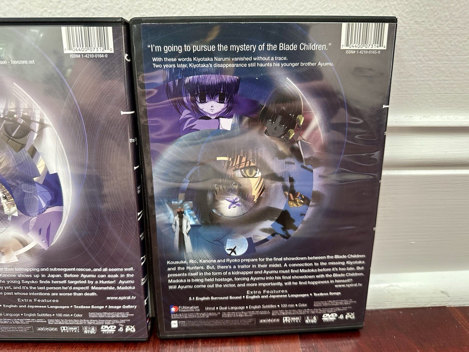 Spiral Anime DVD Lot Volumes 3,5, & 6 FUNimation Rare Anime DVD