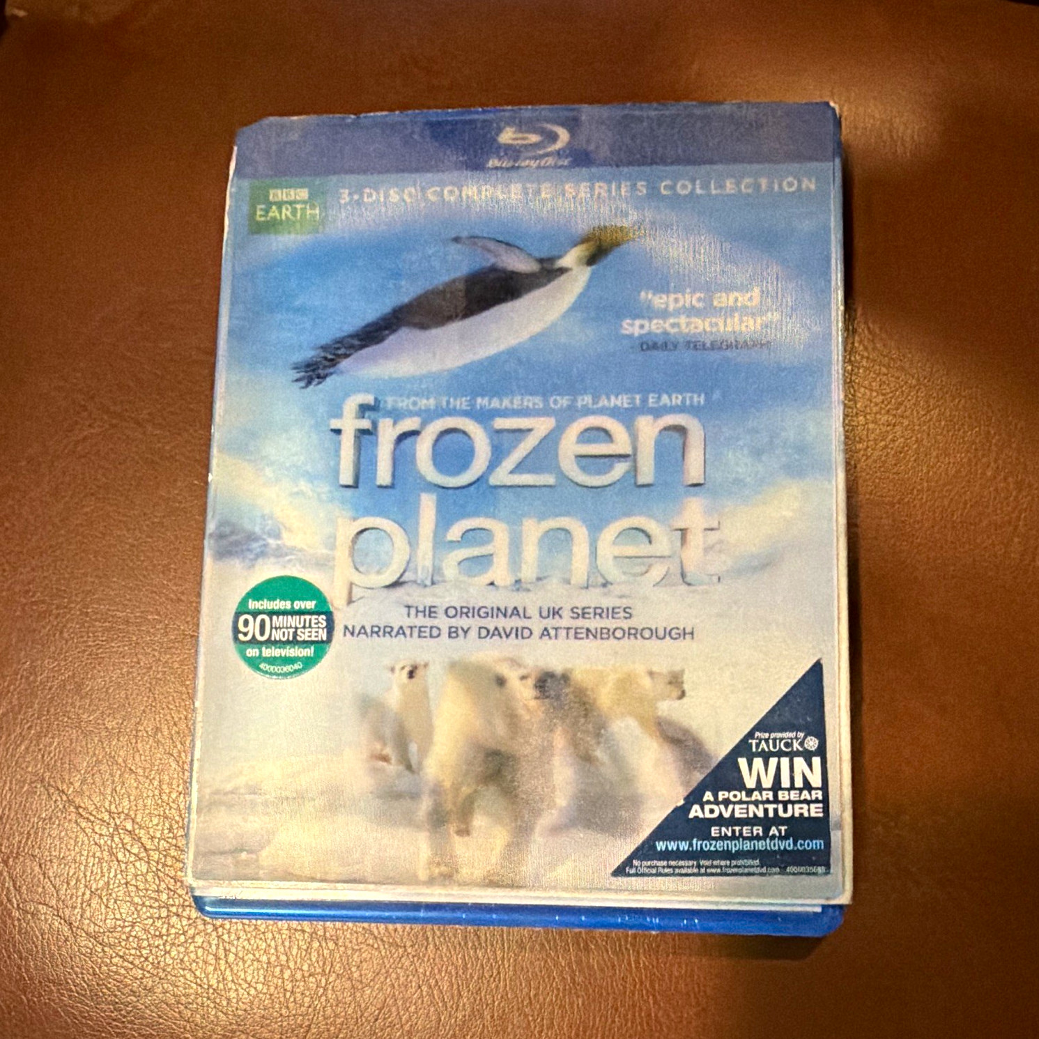 BBC Earth Frozen Planet Blu-ray 3-Disc Complete Series David Attenborough Bonus