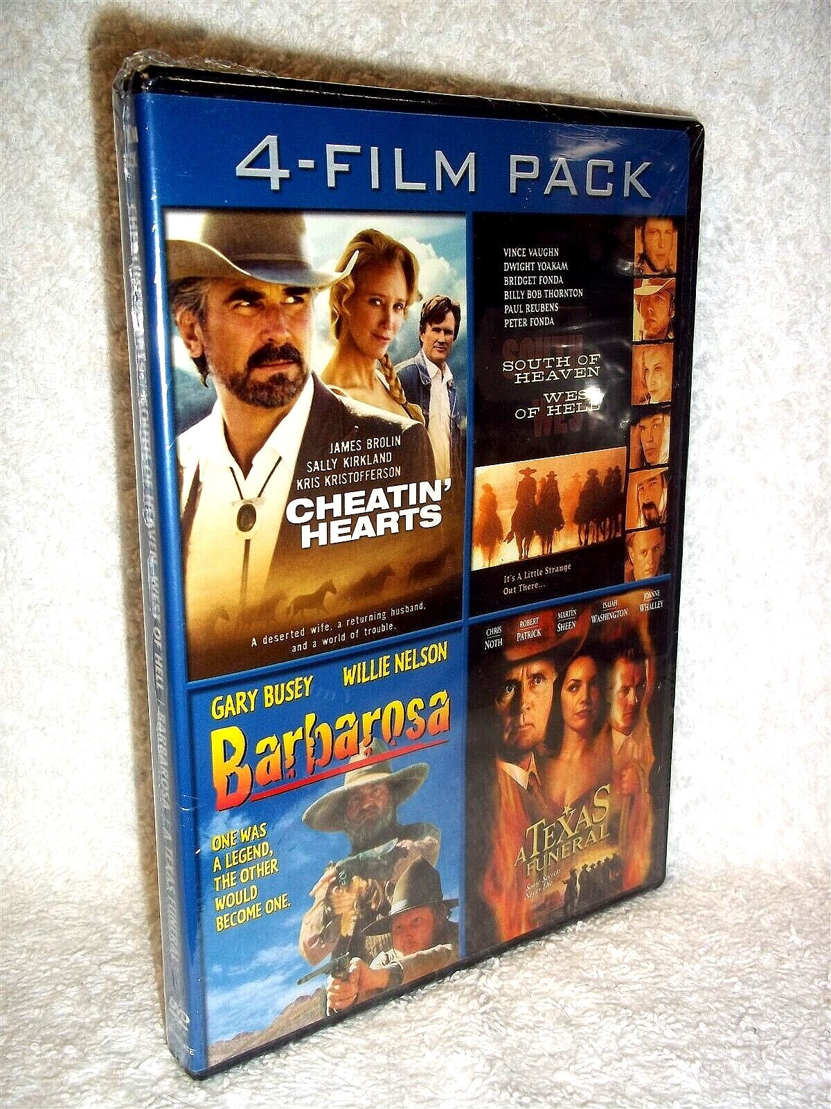 Barbarosa [1982] + 3 Bonus Movies (DVD 2011) Willie Nelson Gary Busey western